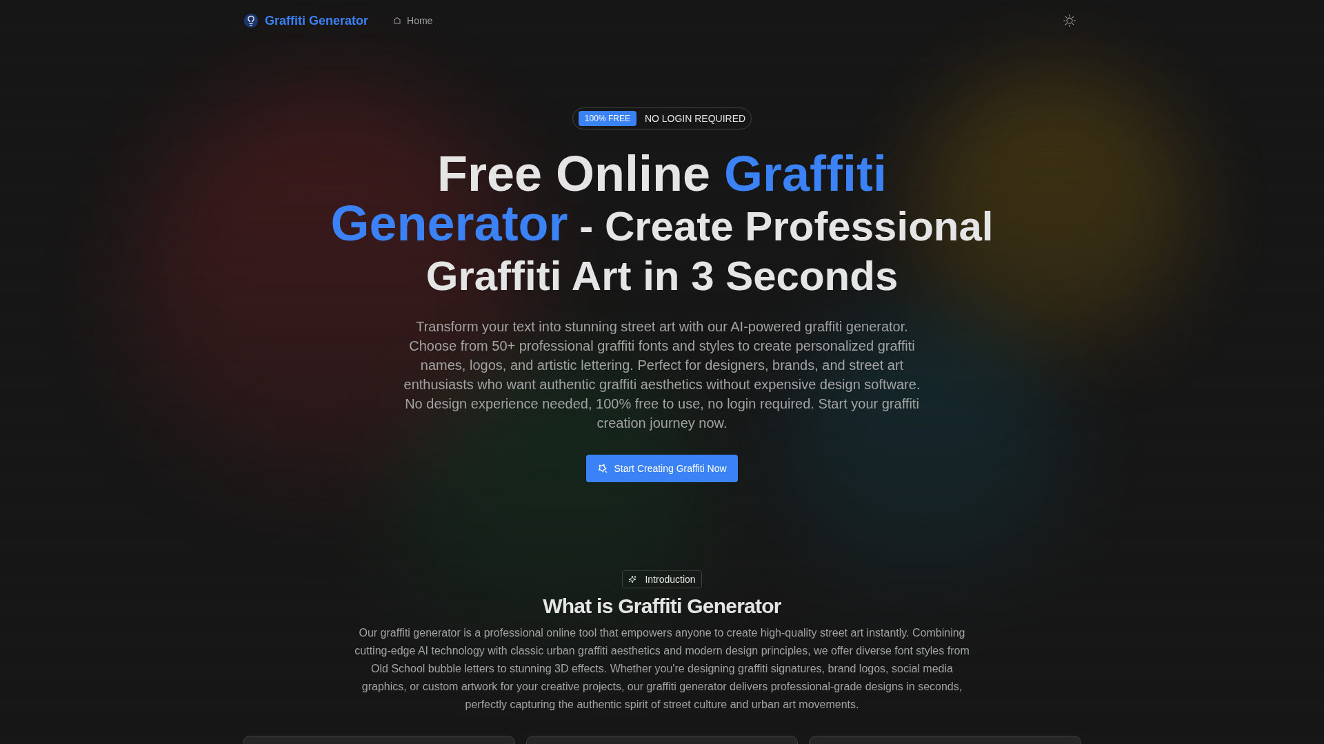 Free Online Graffiti Generator
