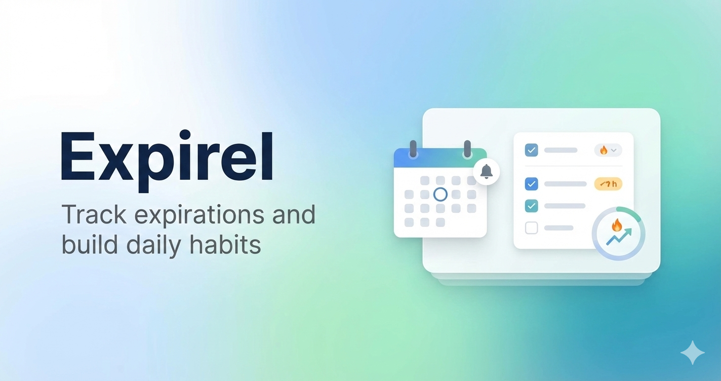Expirel - Smart Expiry & Habit Tracker